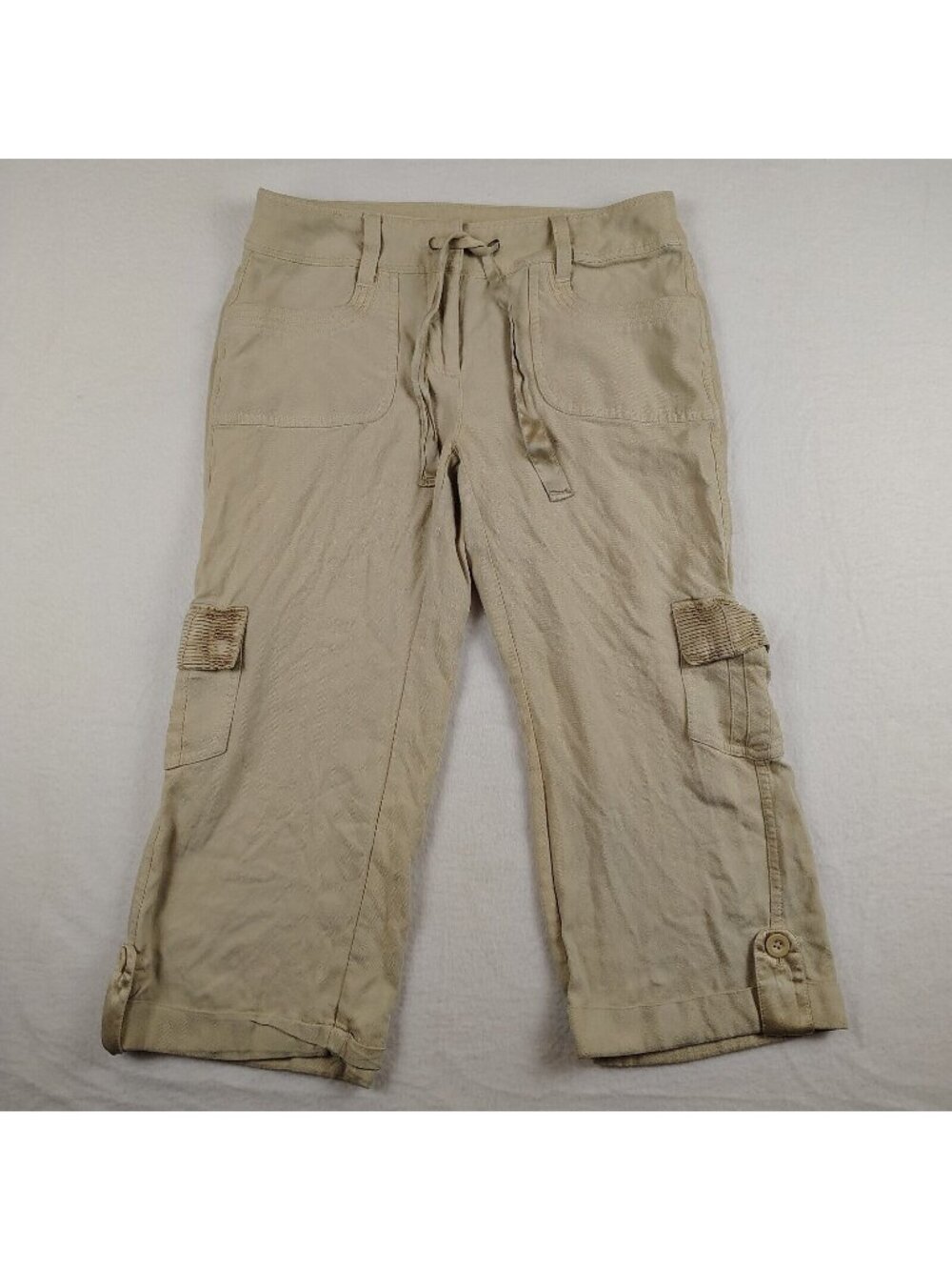 White House Black Market Silk Capri Pants Womens sz 2